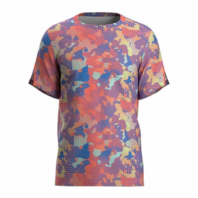 Camisola de Manga Curta Homem Joma Sport R-City Vermelho Carmesim
