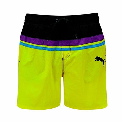 Calção de Banho Homem Puma Heritage Mid Lima Verde Claro