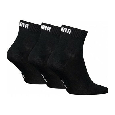 Meias de Desporto Puma QUARTER PLAIN 3P 701230337 200 Preto 3 pares