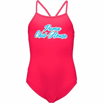 Fato de Banho de Menina Puma Vermelho