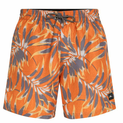 Calção de Banho Homem O'Neill Cali Floral 16'' Laranja