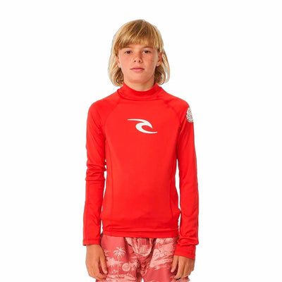 Fato de Banho Rip Curl Wave Upf L/S Vermelho