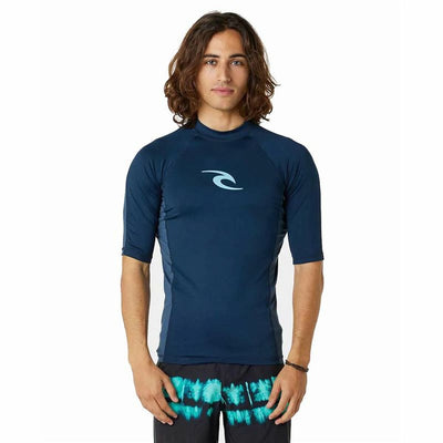 Camisola de Manga Curta Homem Rip Curl Waves Azul Marinho
