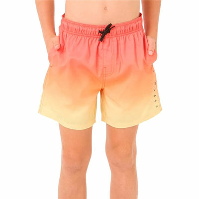 Fato de Banho Criança Rip Curl Fade Volley Vermelho Multicolor
