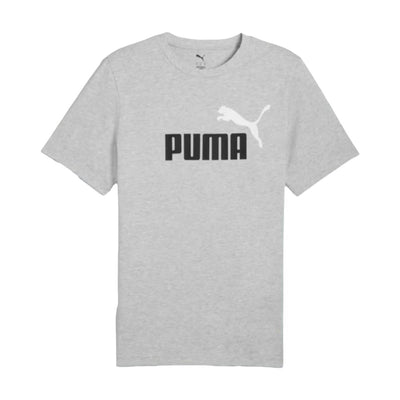 Camisola de Manga Curta Homem Puma ESS 2 COLOR No. 1 Logo Tee C/O 684708 04 Cinzento