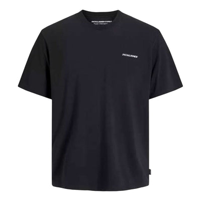 Camisola de Manga Curta Homem Jack & Jones JCOPACER BACK PRINT TEE 12273297 Preto