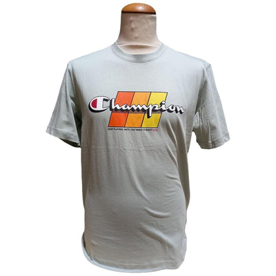 Camisola de Manga Curta Homem Champion CHAMPION SS TEE 221219 CVS Verde