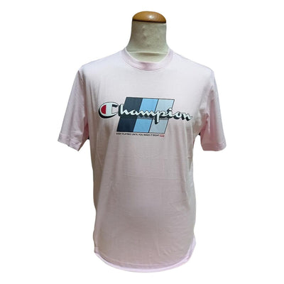 Camisola de Manga Curta Homem Champion CHAMPION SS TEE 221219 BSP Cor de Rosa