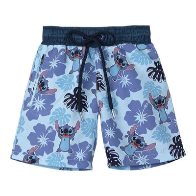 Fato de Banho Criança Stitch Azul Claro