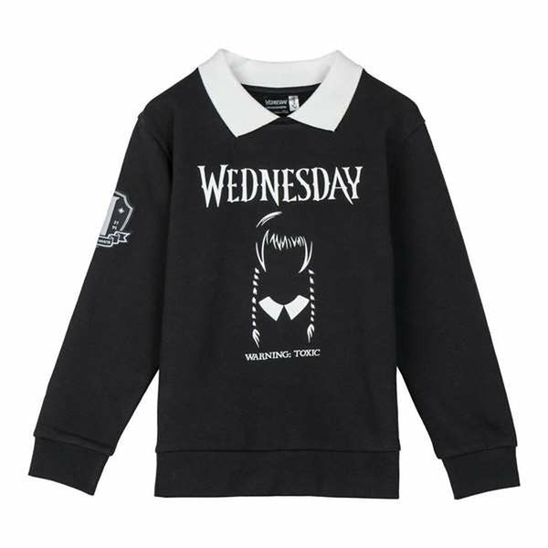 Camisola Infantil Wednesday Cinzento escuro