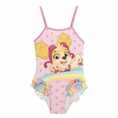 Fato de Banho de Menina The Paw Patrol Rosa Claro