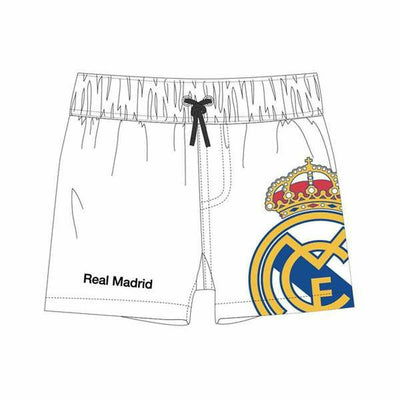 Fato de Banho Criança Real Madrid C.F. Branco