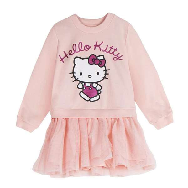 Camisola Infantil Hello Kitty Cor de Rosa