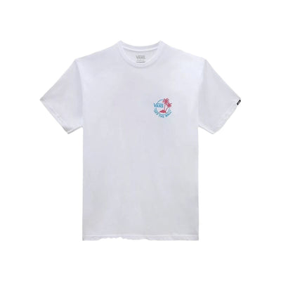Camisola de Manga Curta Homem Vans Classic Mini Dual Palm Branco