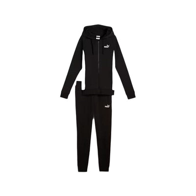 Fato de Treino de Mulher Puma Chándal Puma Hooded Sweat Suit Tr Preto