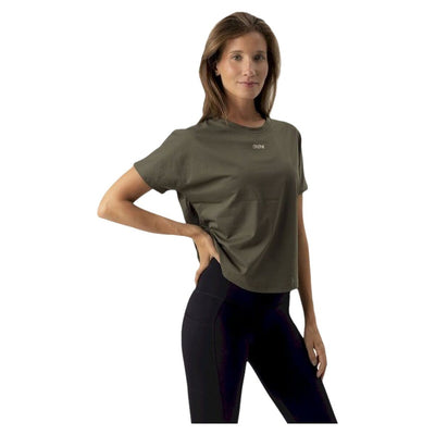 Camisola de Manga Curta Mulher Ditchil Aria Azeitona