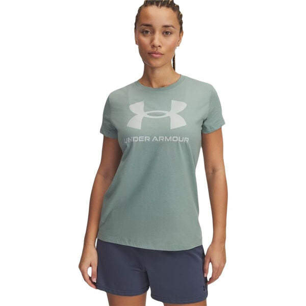Camisola de Manga Curta Mulher Under Armour Azul