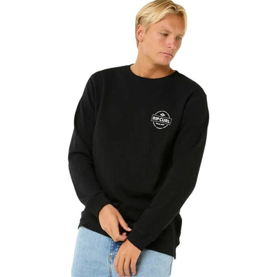 Polar sem Capuz Homem Rip Curl Stapler Crew Preto
