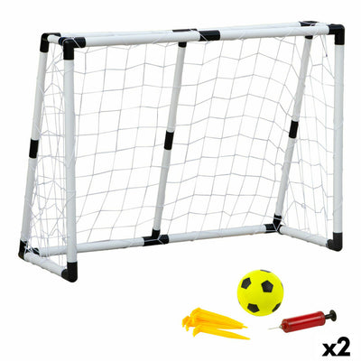 Baliza de Futebol Colorbaby 131 x 101 x 59 cm (2 Unidades)
