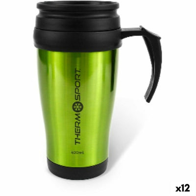Caneca Térmica com Tampa ThermoSport 400 ml (12 Unidades)