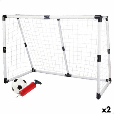 Baliza de Futebol Colorbaby 190 x 132 x 90 cm (2 Unidades)